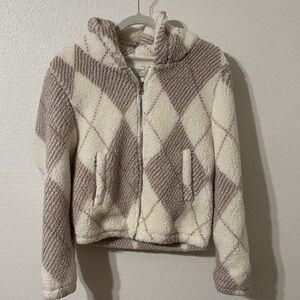 Reflex Cream Zip-Up Hoodie Jacket